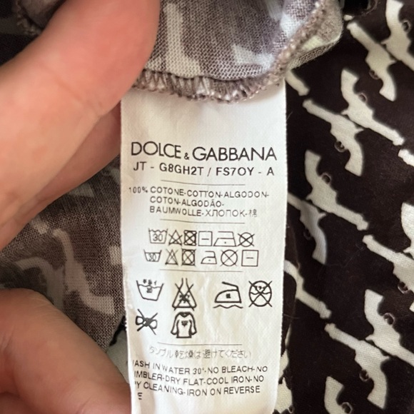 DOLCE & GABBANA Revolver Monogram T-Shirt - Picture 5 of 5